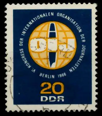 DDR 1966 Nr 1213 gestempelt 904D1E
