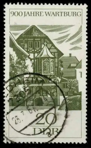 DDR 1966 Nr 1234 gestempelt 904D9E
