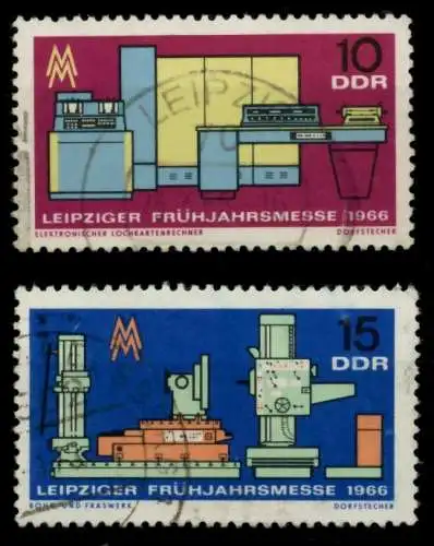 DDR 1966 Nr 1159-1160 gestempelt 9076AA