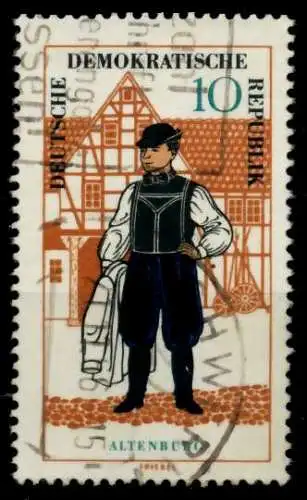 DDR 1966 Nr 1215 gestempelt 90775E