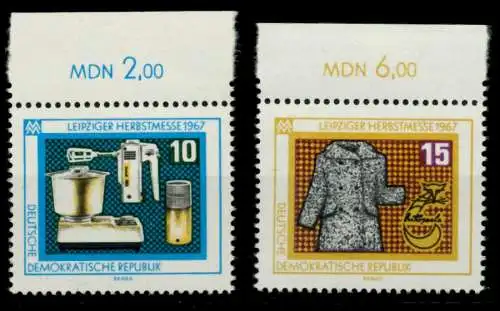 DDR 1967 Nr 1306-1307 postfrisch ORA 907A0E