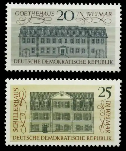 DDR 1967 Nr 1329-1330 postfrisch SFE73FE