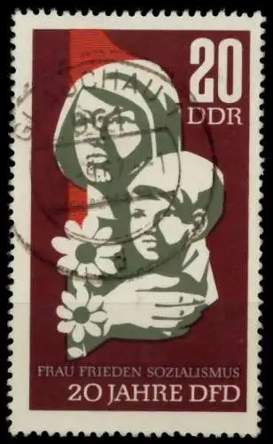 DDR 1967 Nr 1256 gestempelt 90ADFA
