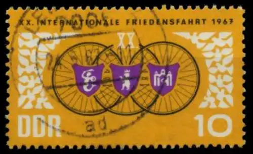 DDR 1967 Nr 1278 gestempelt 90B27E