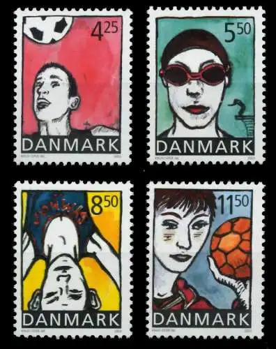 DÄNEMARK Nr 1331-1334 postfrisch 90DE5A