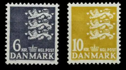 DÄNEMARK Nr 625-626 postfrisch 90DF22