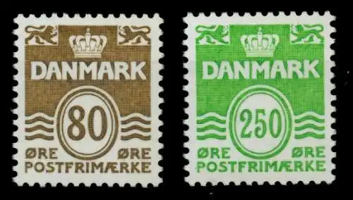 DÄNEMARK Nr 821-822 postfrisch 90E13A