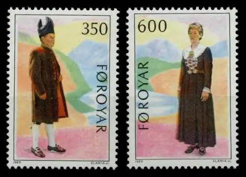 FÄRÖER 1989 Nr 182-183 postfrisch 90E2E6