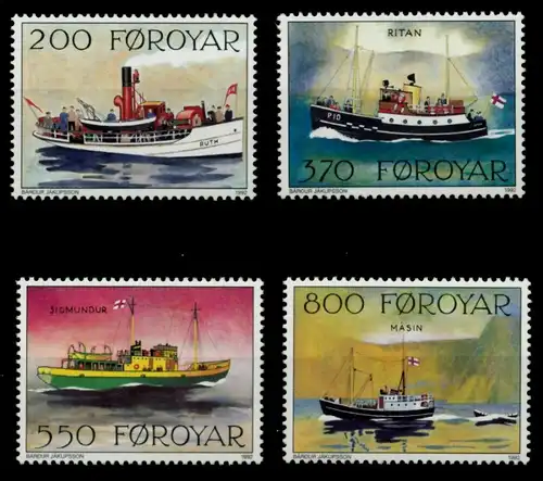 FÄRÖER Nr 227-230 postfrisch 90E31A