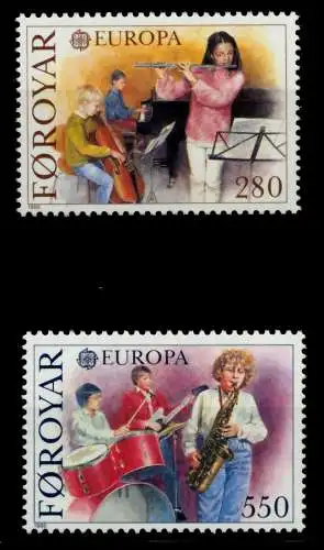 FÄRÖER Nr 116-117 postfrisch 90E3AA