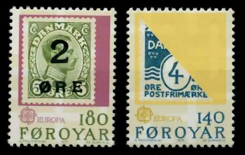 FÄRÖER 1979 Nr 43-44 postfrisch S031E52