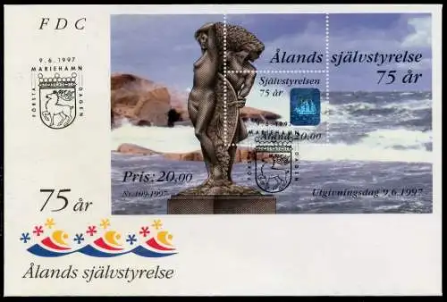 ALAND Block 3 BRIEF FDC 91160A