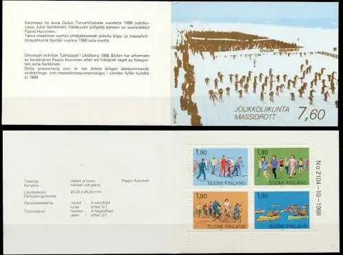 FINNLAND MARKENHEFT Nr MH 24 postfrisch 91179A