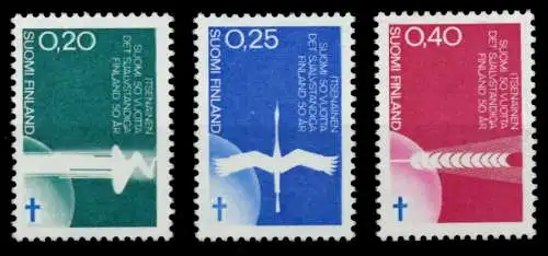 FINNLAND Nr 633-635 postfrisch S0337EE
