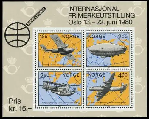 NORWEGEN Block 2 postfrisch S03391A