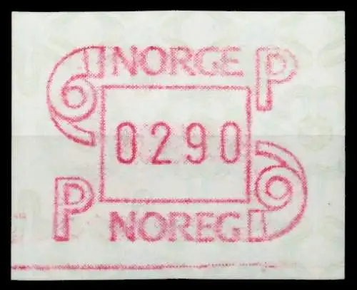 NORWEGEN ATM Nr ATM3-290 postfrisch 911A66