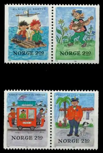 NORWEGEN Nr W17+W18 postfrisch WAAGR PAAR S034A7E