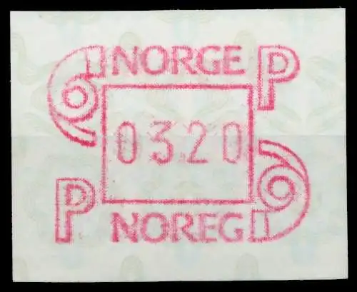 NORWEGEN ATM Nr ATM3-320 postfrisch 911BB2