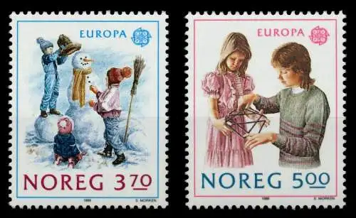 NORWEGEN 1989 Nr 1019-1020 postfrisch S034B52