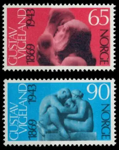 NORWEGEN Nr 594-595 postfrisch S034CBA