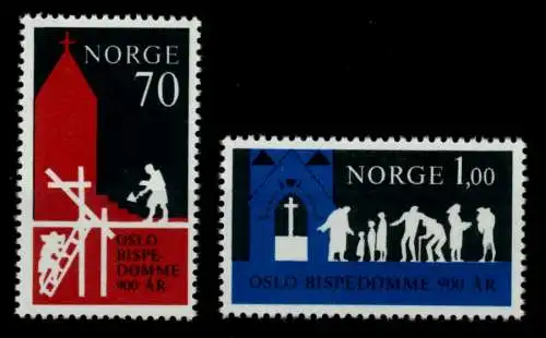 NORWEGEN Nr 627-628 postfrisch S034E82