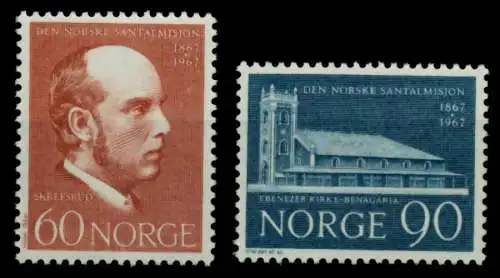 NORWEGEN 1967 Nr 559-560 postfrisch S034F32