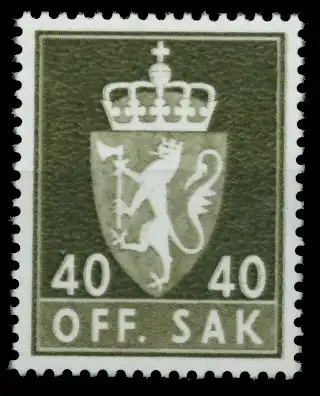 NORWEGEN DIENST Nr 87y postfrisch S035066