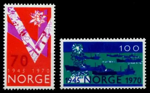 NORWEGEN Nr 606-607 postfrisch S0350FA