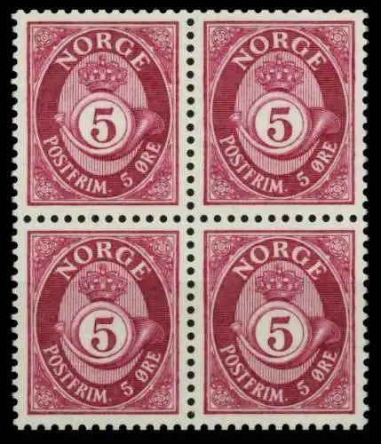 NORWEGEN Nr 478x postfrisch VIERERBLOCK 919BFE