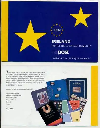 IRLAND MARKENHEFT Nr MH 0-810 EUROPA postfrisch S036A1A