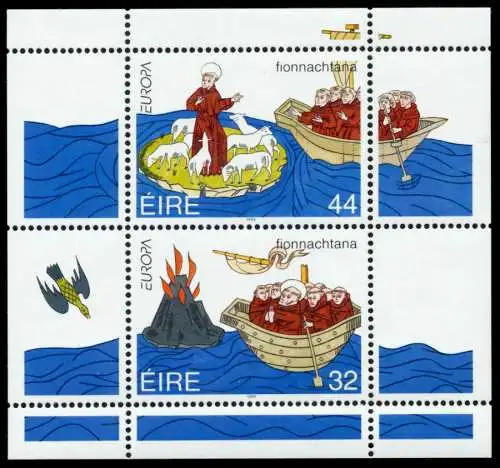 IRLAND Block 12 postfrisch S0369FA