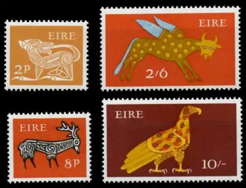 IRLAND Nr 212A+218+223+225 postfrisch TS S03750A