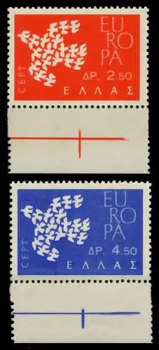 GRIECHENLAND 1961 Nr 775-776 postfrisch URA 91E71E