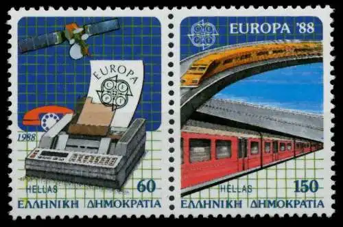 GRIECHENLAND Nr 1685A WP-1686A WP postfrisch WAAGR PAAR 91E78E