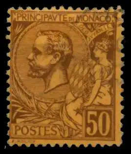 MONACO 1891 Nr 18b gestempelt 91E84E