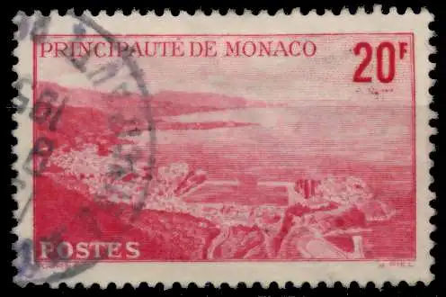 MONACO 1949 Nr 389 gestempelt 91E91A