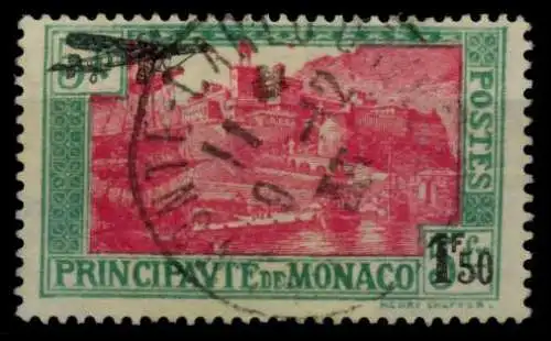 MONACO 1933 Nr 137 zentrisch gestempelt 91E976