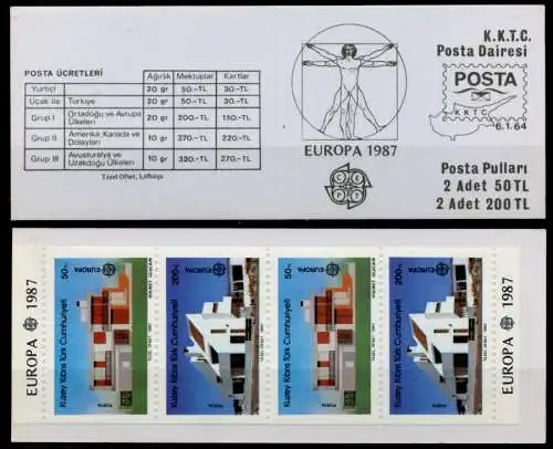 TÜRKISCH-ZYPERN Nr MH 1 HB postfrisch S039E56