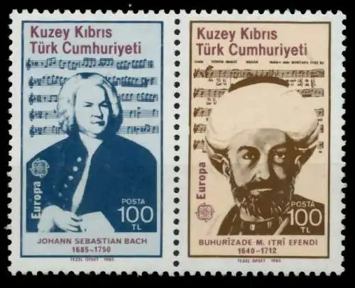 TÜRKISCH-ZYPERN ZUSAMMENDRUCKE Nr 168+169 postfrisch WA 922682