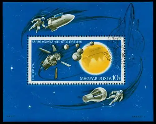 UNGARN Block 52A zentrisch gestempelt S03B42E