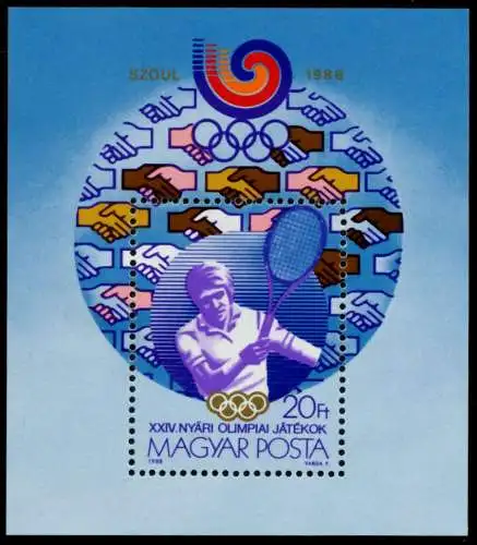 UNGARN Block 198A postfrisch 92276A