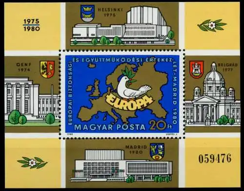 UNGARN Block 147A postfrisch S03B3FA