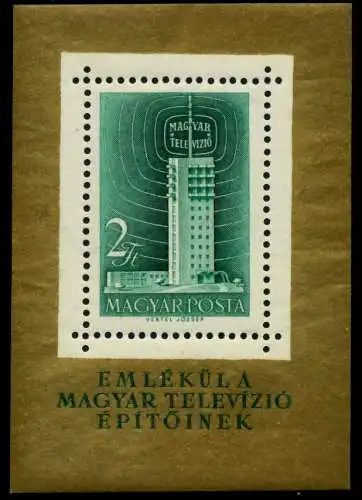 UNGARN Block 26A postfrisch 92286E