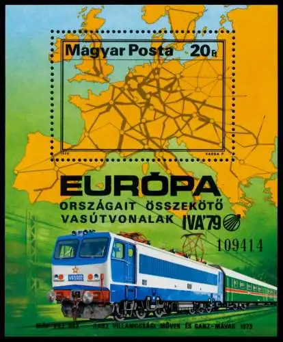 UNGARN Block 137A postfrisch 92289E