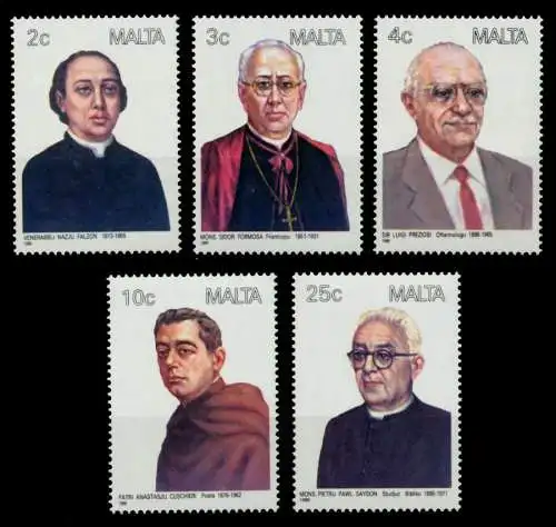 MALTA Nr 786-790 postfrisch 9252AE