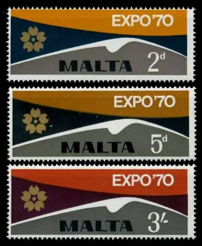 MALTA Nr 409-411 postfrisch 9252C6