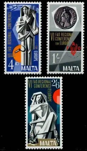 MALTA 1968 Nr 383-385 postfrisch 9252CE