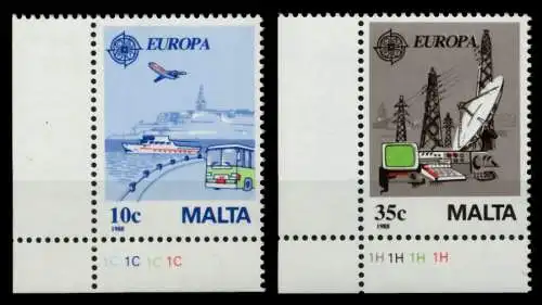 MALTA Nr 794-795 postfrisch ECKE-ULI 925382