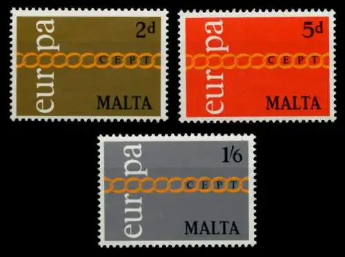 MALTA Nr 422-424 postfrisch S03C9E6