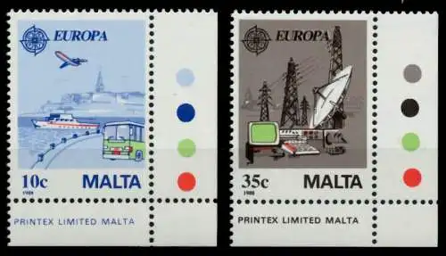 MALTA Nr 794-795 postfrisch ECKE-URE 9253C2